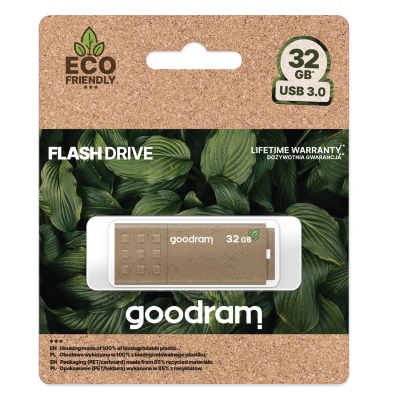 GoodRAM Pendrive 32GB UME3 GREEN USB 3.0 - retail blister - UME3-0320EFR11